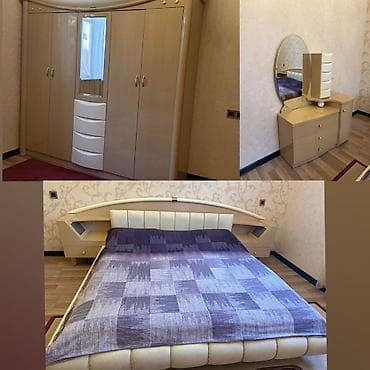 Türkiyə istehsalı yataq dəsti 1000₼. Matrası var.Ünvan