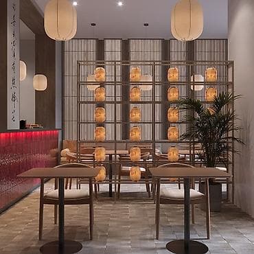 Yapon üslublu interyer dizaynı və mebel kompleksi - Müasir minimalist