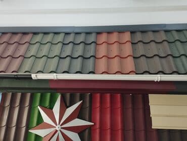 qadınlar üçün metal kəmərlər: Adamante profnastil Victoriya Runo Teqola model dam örtüklərinin — 6