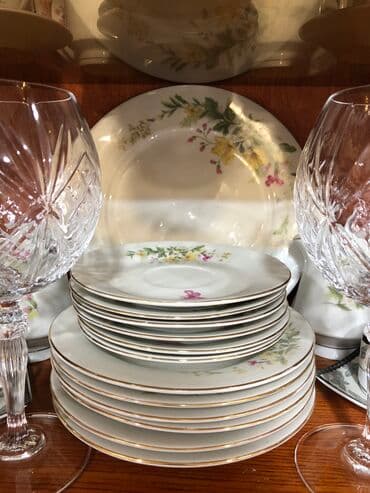 caydanliq: Çay dəsti, rəng - Ağ, Keramika, 6 nəfərlik — 7