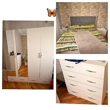 yataq desdi: SAMİRƏ🦋 Yataq dəsti 490₼ əla vəziyyətdə.Heç bir problemi yoxdur.Taxt — 1