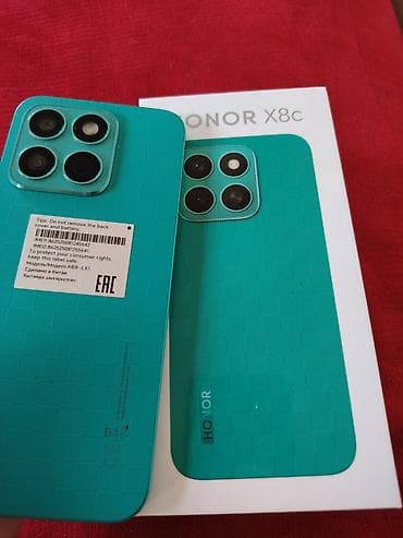 iphone 6s plus plata: Honor X8c, 256 GB, rəng - Yaşıl, Barmaq izi, İki sim kartlı, Face ID — 3