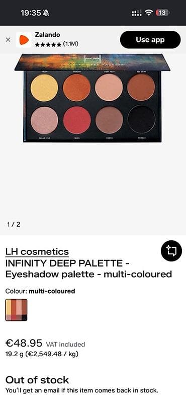 aimer cosmetics: Göz kölgələri — 4