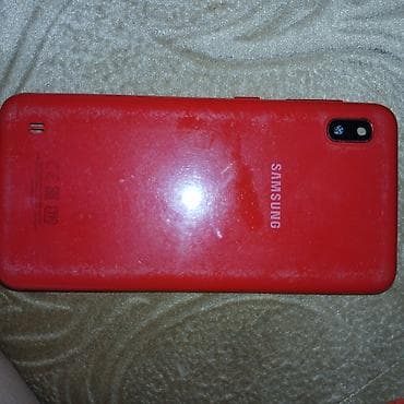 red kalinka a1: Samsung A01 üçün orijinal qırmızı arxa qapaq (back cover) çatdirilma — 2