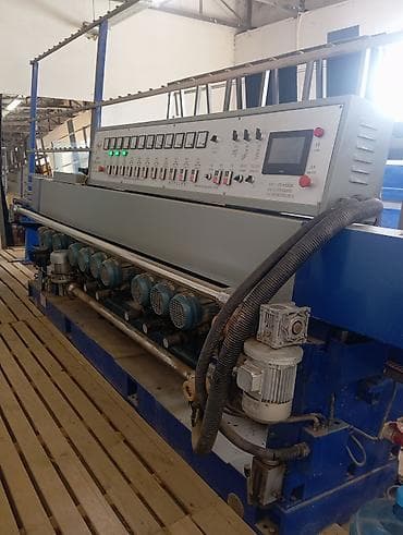 giris qapi: Şüşə kənar emalı xətti – avtomatik düz kənar cilalama və fazetka — 2