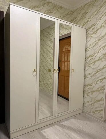 балконный шкаф: Новый, Распашной, 4 двери Прямой шкаф, Гардеробный шкаф, Азербайджан — 3