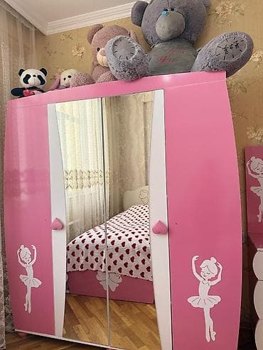 yataq: Qız üçün, 2 təknəfərlik çarpayı — 3