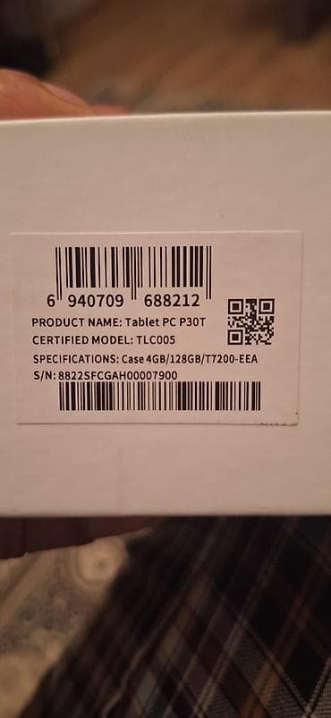 TECLAST tPad – Tablet PC P30T Xüsusiyyətlər: - Model: P30T (Certified