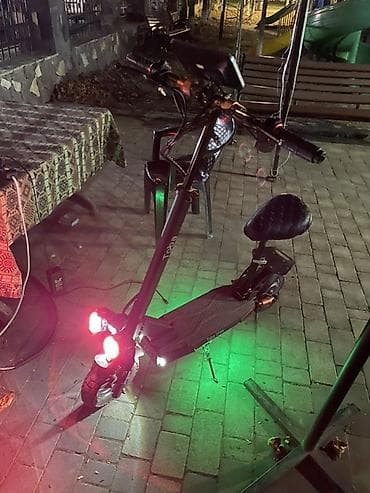 elektro scuter: Toba -st 666 Elektrik skuter – oturacaqlı, güclü işıqlandırmalı 3 mod — 5