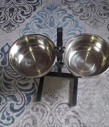 agilli yem qabi: İkiqablı tənzimlənən heyvan yem-su stendi — 2