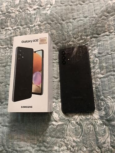 samsung duos 5: Samsung Galaxy A32, 64 GB, rəng - Qara, İki sim kartlı — 3