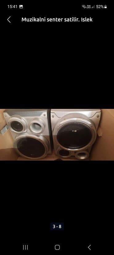 Minidisk və disk pleyerlər: Muzikalni senter. islekdi. ustunde elave iki kalonkada verilir. qiymet — 3