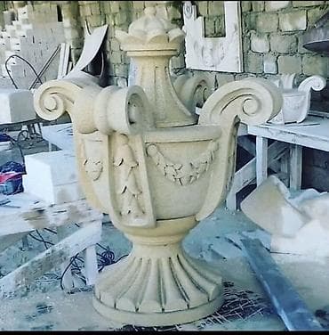 3d panel: Təbii daşdan dekorativ oyma və memarlıq elementləri – layihə və — 3