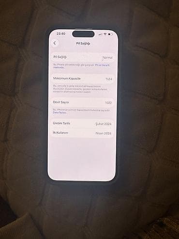 ayfo: IPhone 15 Pro, 128 GB, Natural Titanium — 1