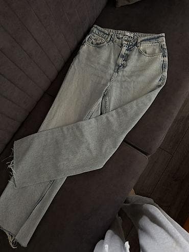 ZARA qadın cins şalvar - Model: ZARA - Parça: 100% denim, qalın və