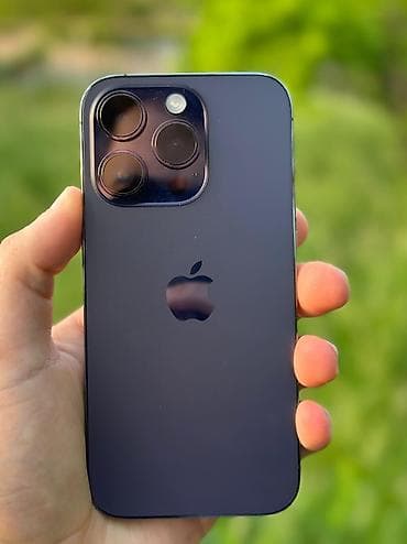 apple 14pro: IPhone 14 Pro, 128 GB, Deep Purple, Face ID — 1