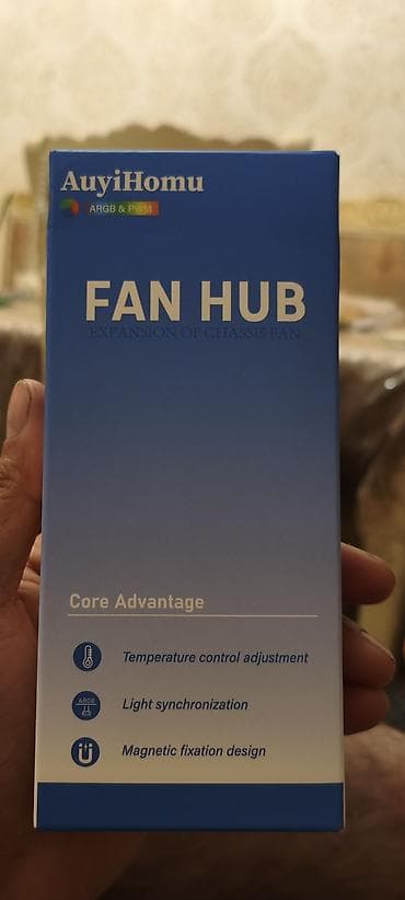 sata ssd: AuyiHomu ARGB & PWM Fan Hub – 2‑in‑1 şassi fan paylayıcı — 1