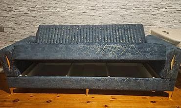 divan kreslo ucuz qiymete: Divan, Açılan, Bazalı, Vеlur parça — 2