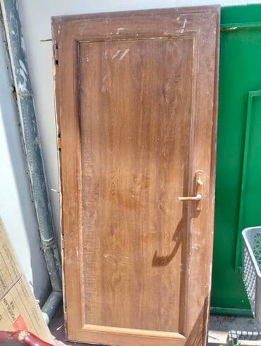 Qızdırıcı və isidicilər: Taxta daxili qapı – qoz rəngində - Material: ağac (taxta), qoz tonlu — 3