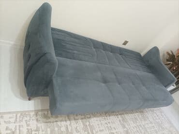 диван бу: Диван, Б/у, Раскладной, С подъемным механизмом, Велюровая ткань, Нет доставки — 9