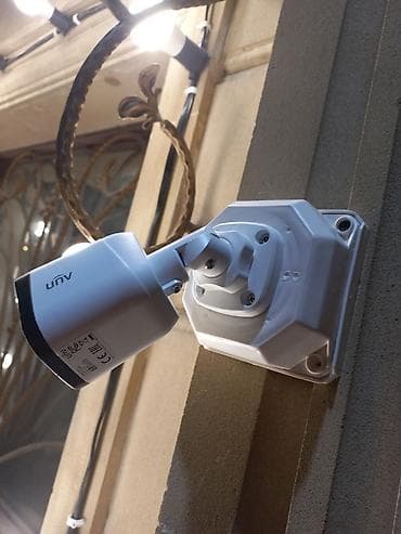 4 lu kamera seti her wey daxil 50 mt kabel catirilma qurasdirilma 2 il