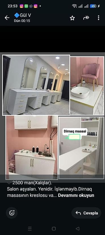 Makiyaj üçün masa