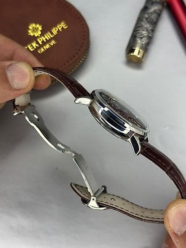 Patek Philippe üslubunda avtomatik mexanizmli kişi qol saatı - — 10