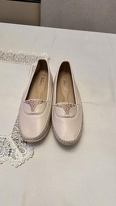 Qadın mokasinləri – Senta Art - Rəng: açıq bej - Model