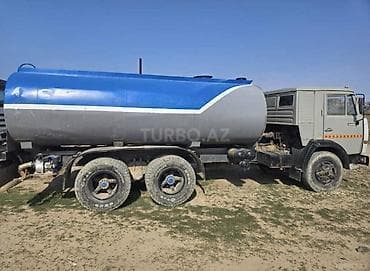 KAMAZ su sisternası – 6x4 şassi üzərində Xüsusiyyətlər: -