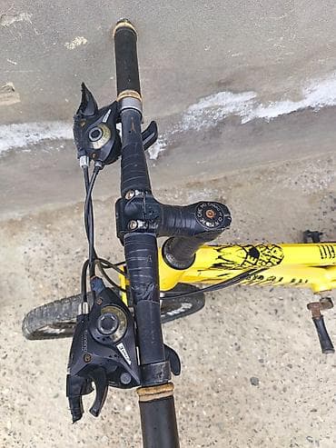 crolan: Uşaq/yeniyetmə velosipedi – Crolan Super - Rəng: sarı, qara loqotip — 2