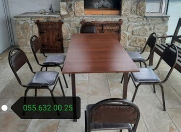 metbex stol stulları qiymetleri: Mətbəx üçün, Yeni, Açılmayan, Kvadrat masa — 3