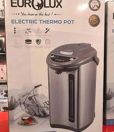 termos caynik: Termopot Eurolux, 6 l, Yeni, Ünvandan götürmə, Ödənişli çatdırılma, Rayonlara çatdırılma — 5