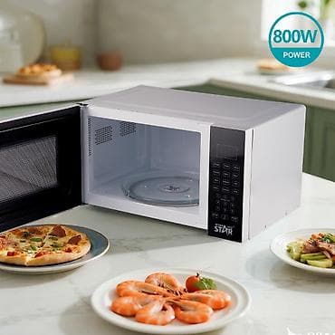 soba gence: Mikrodalğalı soba Ayrıca dayanan, Mikrodalğalar ilə, rəng - Qara, Yeni — 4