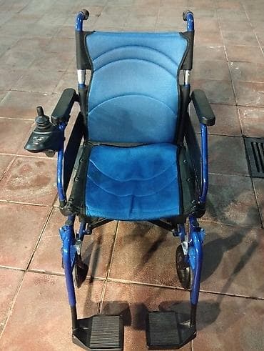 lazer otagi icare: Elektrikli əlil arabası - Rəng: mavi çərçivə və mavi nəfəsalan — 1