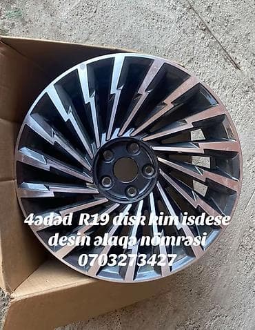 kumho təkər: R19 yüngül lehimli disk dəsti - Komplekt: 4 ədəd - Ölçü: R19 - Bolt — 2