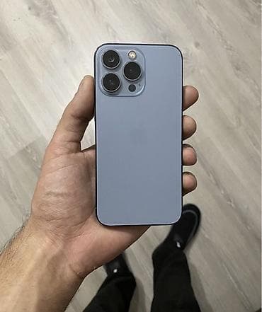 ayfon satisi: IPhone 13 Pro, 128 GB, Sierra Blue, Zəmanət, Simsiz şarj, Face ID — 1