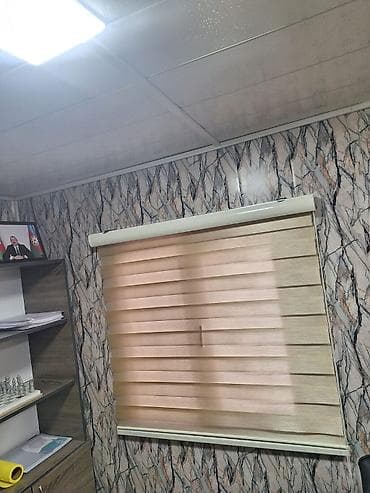 Zebra və plisse jalüz pərdələr - Model: Zebra (iki qatlı, işıq