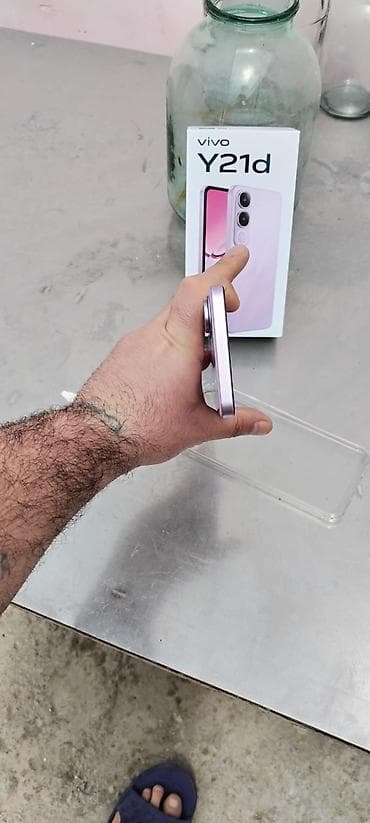 qulaqlar: Vivo Y21, 256 GB, rəng - Çəhrayı, Barmaq izi, Face ID — 3