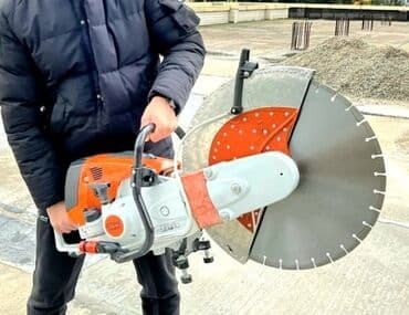 temir tikinti sirketi kreditle: Arendaya vermirik işleri özümüz görürük beton kesen deşen aparatlarla — 1