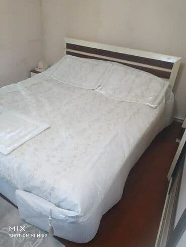 türk tekstil: Yataq üçün İşlənmiş rəng - Ağ Yataq örtüyü, Ödənişli çatdırılma — 5