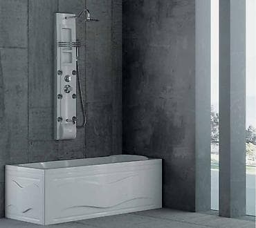 hamam pərdə: Yeni Vanna, Akril, 120x70 sm, Ödənişli çatdırılma — 2