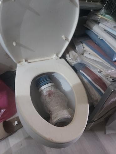 bak temiri: Unitaz (kompakt) – mərmər-ağ rəngli. Baçokun qapağı yoxdur — 7