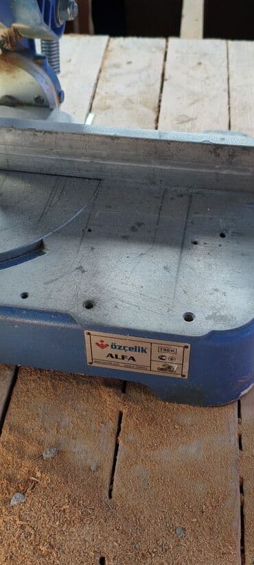tokmə mərmər: Özçelik ALFA kəsim dəzgahı – stolüstü darama funksiyalı göncə (məhlə) — 3