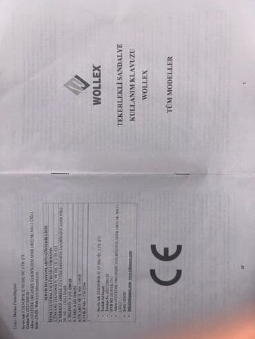 Nitril əlcəklər: Yazın Zəng edin Əlil arabası elektrikli matorlu brend: wollex model — 3