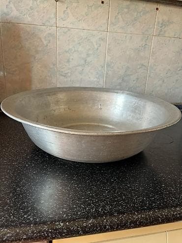 Alüminium geniş ləyən – çoxməqsədli mətbəx qabı - Material: qalın — 1