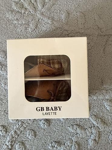 Tuflilər: GB BABY Layette uşaq ayaqqabıları Bir defe geyindirmiwem,0-3 ayliq — 3