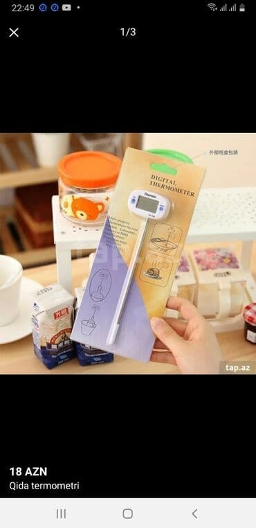 toyuq əti: Qida termometri Metbex termometri Mətbəx termometri Kuxna termometr — 2