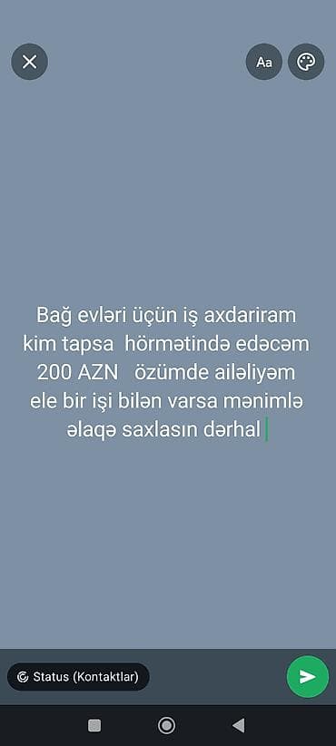 bağ evinə ailə tələb olunur 2023: Bağ evləri üçün iş axtarıram. Bağ sahələrinin gündəlik/pərakəndə — 1