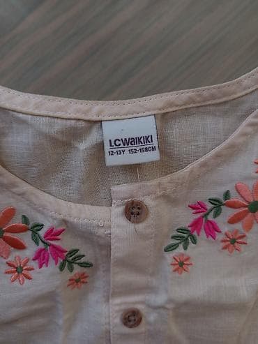 Uşaq geyimi və ayaqqabıları: Qız uşaqları üçün dəst - Köynək: LC Waikiki markalı, ölçü 12–13 yaş — 2