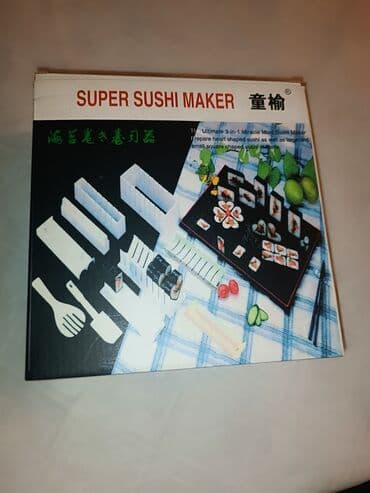 Məişət kimyəvi maddələri: Suşi aparati yeni — 1